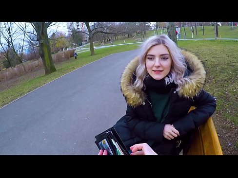❤️ Глытае гарачую сперму незнаёмца за грошы - мінет у парку ад Евы Эльфі Прыгожае порна у нас ﹏